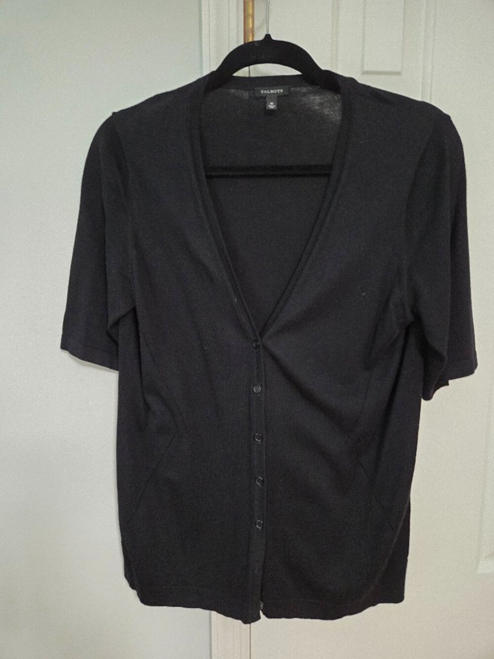 Talbots Black short sleeve sweater Size Medium